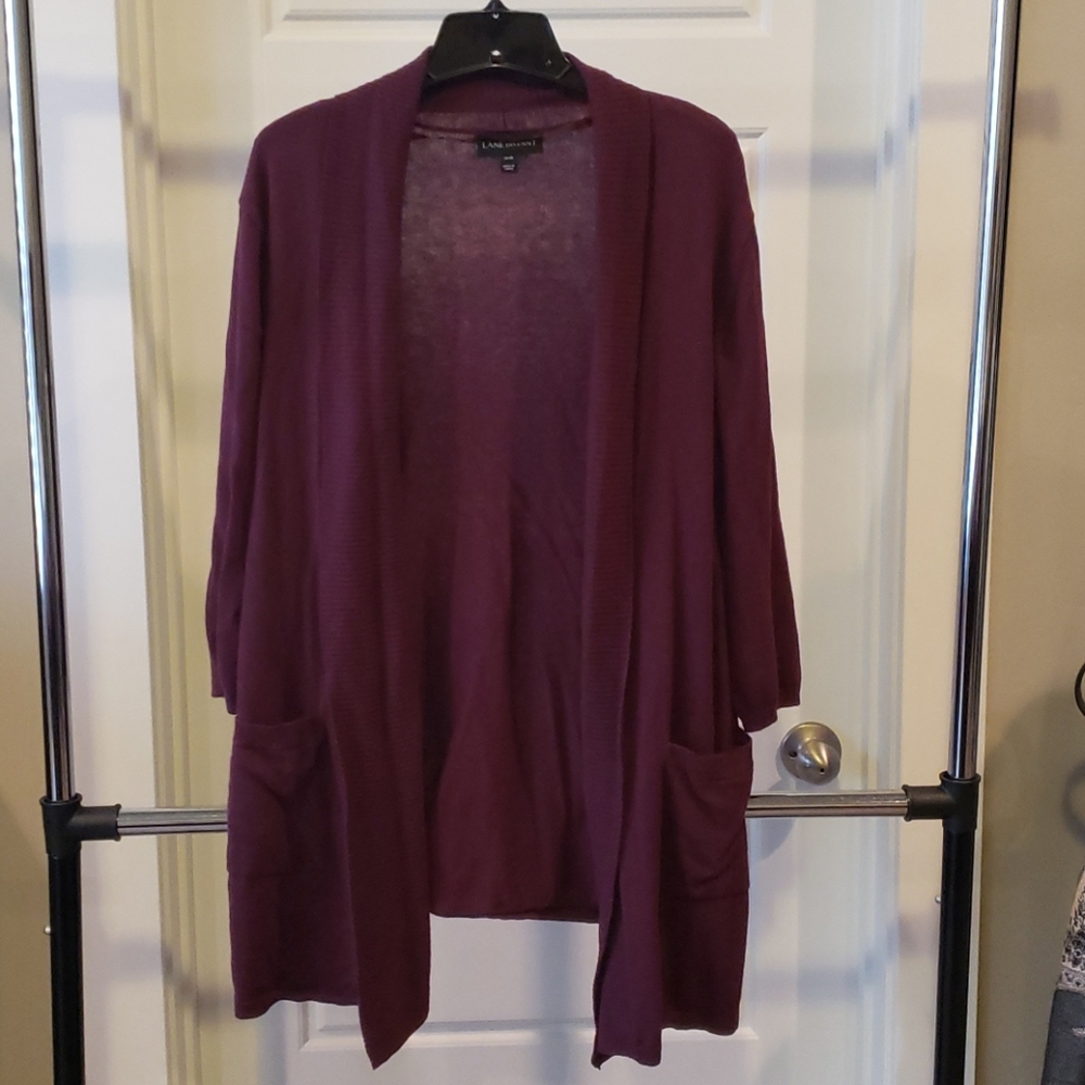 Lane Bryant Maroon Overpiece